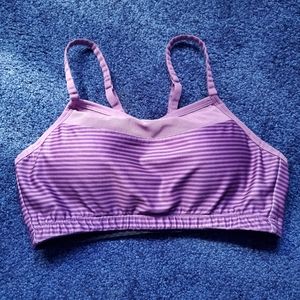 Sports Bra - Purple Stripe